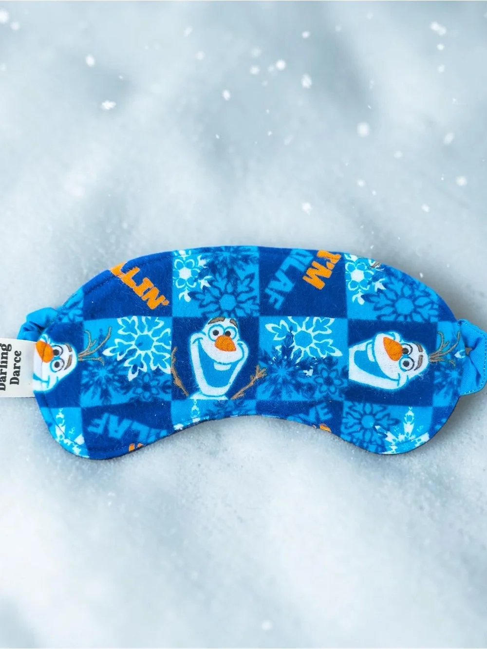 Frozen Olaf Print Kids Sleep Mask